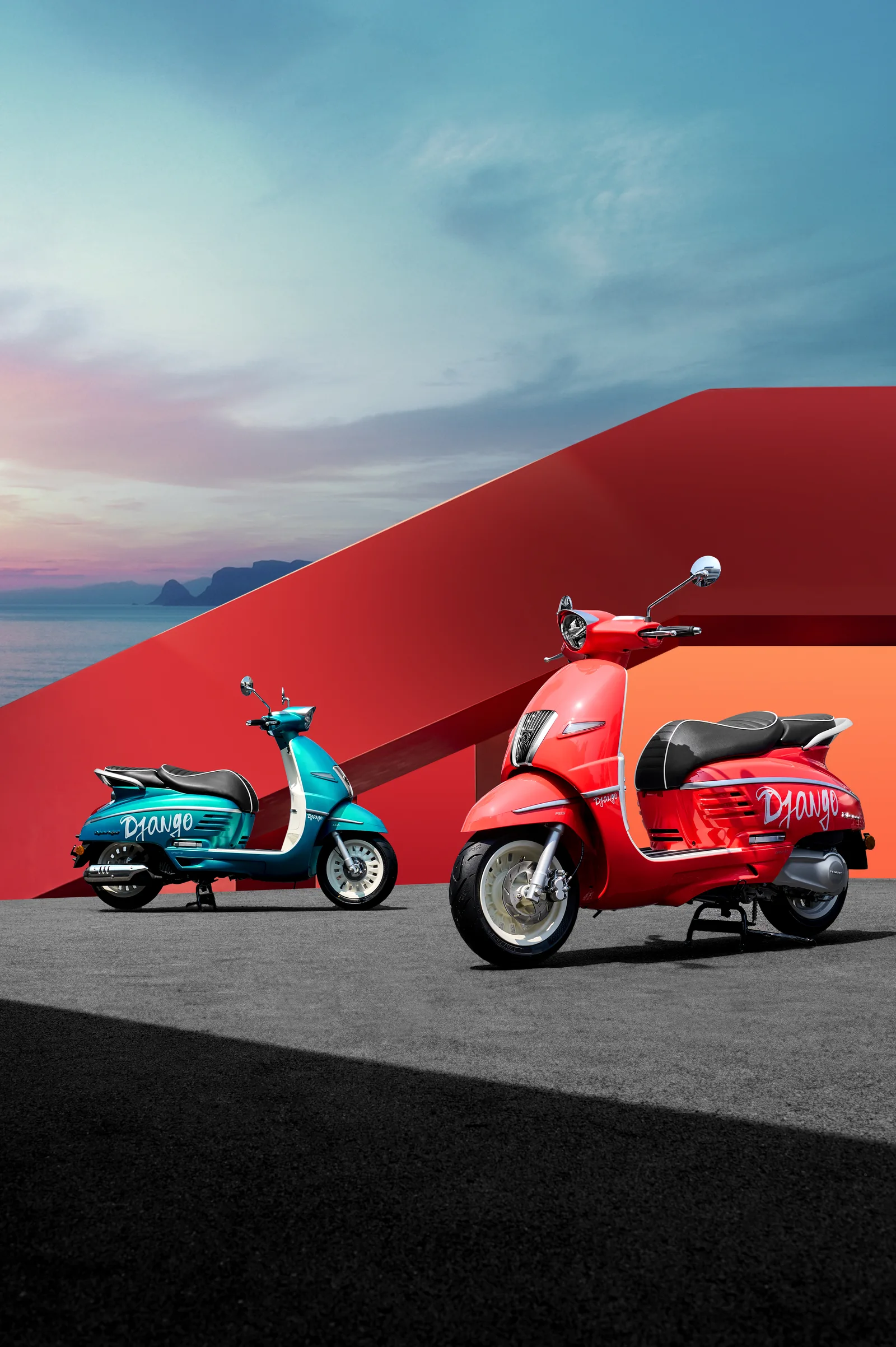 Django Hot Color pada sesi outdoor